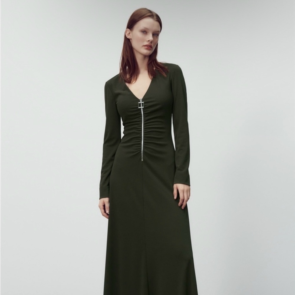 Zara zippered long dress